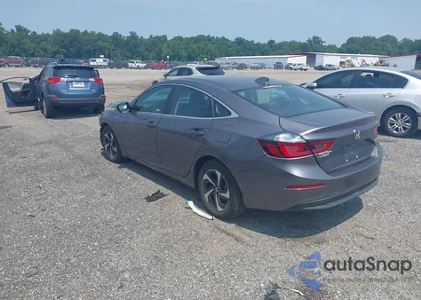 2021 Honda Insight Ex из США, поврежденный, VIN 19XZE4F59ME010509